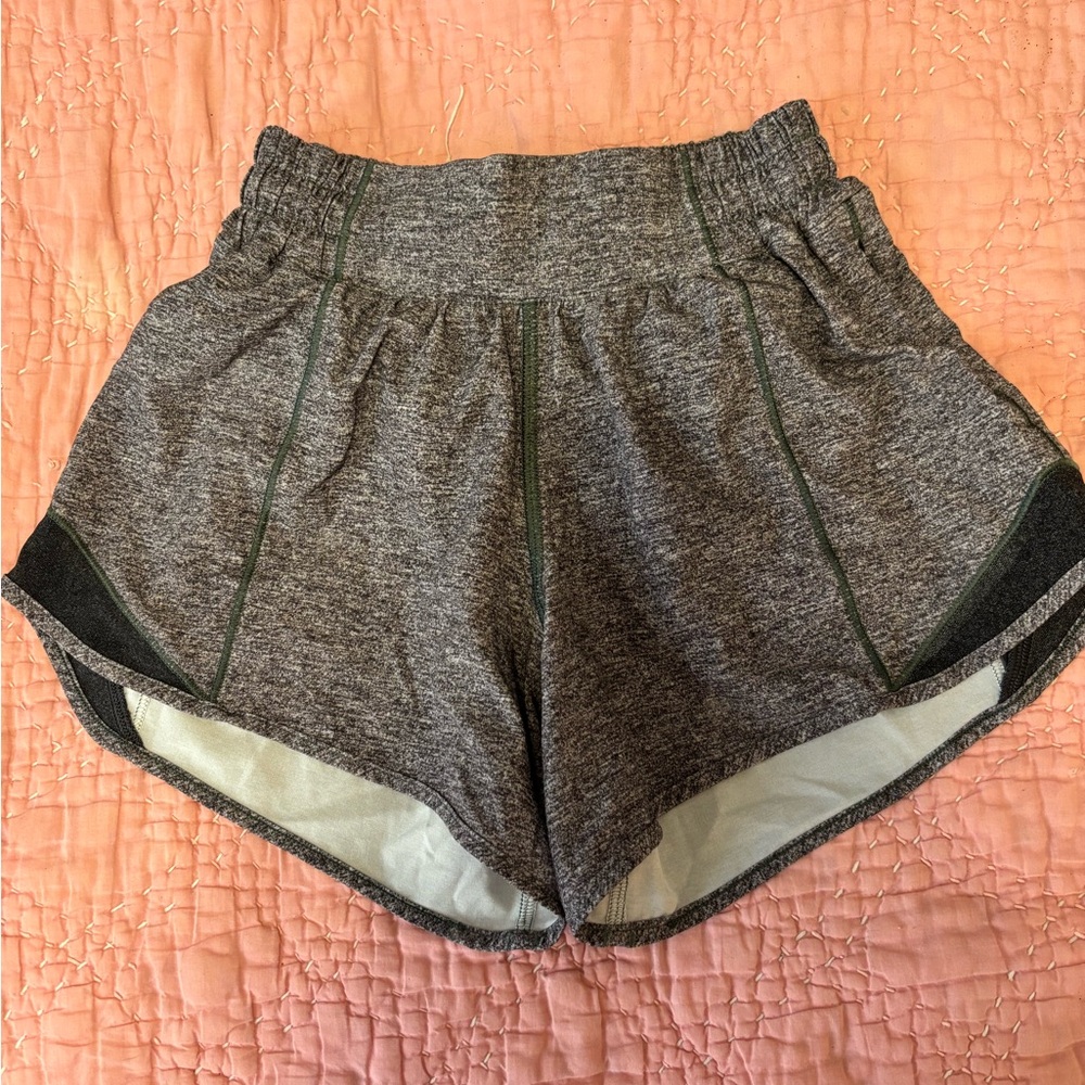 Women's Gray Lululemon Athletic Shorts